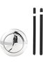 Toilet Flush Button - 58mm - Dual Push Button with Threaded Rods, Universal Replacement for Standard - 2