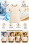 Children's Unisex Wool Undershirt Short Sleeve Thermal Underwear Interlock Knit Winter 1-10 Years - 5