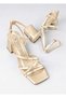 New Season Gold Heeled Sandals - 2