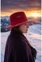 Women's Cashmere Cowboy Hat Wide Brim Fedora Belted Winter Stylish Hat Country Vintage Style Hat - 8