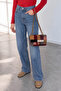 Blue High Waist Wide Leg Jeans - 2