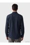 Özmarka New Season Blue Regular Fit Men's Jean Shirt - 3