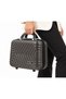 Women's Anthracite Abs Makeup and Hostess Type Unbreakable Handbag Suitcase