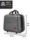 Women's Anthracite Abs Makeup and Hostess Type Unbreakable Handbag Suitcase - 5