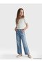 Wideleg Bowknot Girls' Jean Pants