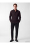 Ozmarka New Season Plum Standard Fit Men's Shirt - 2