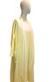 Women's Natural Linen Sleeveless Dress & Silk Blend Tassel Detailed Long Kimono Jacket Set - 6