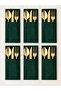 İnci 6 Pieces Spoon Holder Dark Green