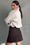 Beige Cashmere Bomber Women's Jacket Mg2902 - 5