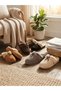 Women's Suede Moccasin House Slippers |   Plush Fur Slippers |   Tassel Detailed Lightweight Soft Non-Slip Sole - 3