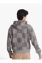 Tonal Check Stretch Logo Pullover Men's Gray Sweatshirt - Vn000Zp4 - 4