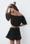 Crinkled off-the-shoulder top - 5