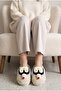 Women's Plush, Soft, Winter House Slippers with Penguin Figure - 4