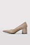 Genuine Leather Büskivi Women's Low Heeled Shoes 322Za2764 - 2