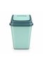 10L Swing Lid Trash Can – Modern Space-Saving Desktop Waste Bin for Office & Kitchen – Durable, Odor