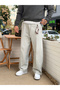 Modal Accessory Detailed Green Baggy Tracksuit Gray 5137 - 5
