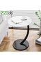 End Table, C Shaped Side Table for Sofa and Bedside, Coffee Table, Couch Table, Snack Side Table, fo - 7