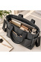 Women's Multi-Compartment Shoulder Bag Waterproof Fabric Adjustable Strap Laptop Mother Baby Bag