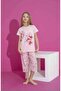 Girl's Summer Capri Pajama Set Combed Cotton Lycra 3042-P- - 2