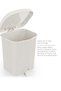 Turt Step-on Waste Bin with Pedal 20 Ltr - 4