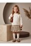 Girl's Mini Floral Embroidered Crew Neck Sweatshirt - 6