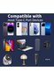 كابل USB-C قصير بزاوية 90 درجة، سلك شحن سريع من النوع C مع نقل البيانات، قابس USB متين محسّن، متوافق مع الأجهزة، صغير الحجم 15 سم، أسود، سهل الاستخدام - 4