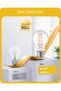 6 قطع من مصابيح LED إديسون القابلة للتعتيم E27، 6.5 واط، 2700 كلفن، أبيض دافئ، 806 لومن - 4