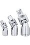 وصلة عالمية متعددة الاستخدامات – محول دوار بمقاسات 1/4 و 3/8 و 1/2 بوصة للوصول المرن للمقابس (3/8)