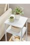 BARNET Collection - Side Table, Small End Table for Living Room, Modern Tall Nightstand, Bed - 5