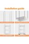 عربة تخزين متحركة شفافة، عربة تخزين متنقلة من الأكريليك الشفاف، منظم تخزين متعدد الوظائف - 5