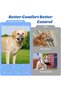 Dog Muzzle, Adjustable Escape-Proof Elastic Neck Muzzle for Small Medium Large Dogs Size L, Soft Bre - 5