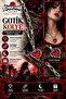 Gothic Red Heart Necklace – Chain Necklace with Dark Romantic Heart Figure - 3