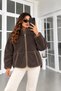 Zippered Plush Fleece Jacket - 2