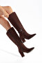 Bihter Women's Daily Buckle Heeled Zippered Winter Boots - 2
