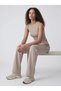 Women's Wide Leg High Waist Lace-Up Relaxed Fit Sweatpants - 3
