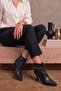 Dorel Original Kri̇stebell Imported Special Series Women's Boots with Stone Details at the Ankle Black - 3