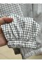 Durugül Checkered Bomber Jacket-Na929 White - 5