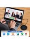 ميكروفون USB للمؤتمرات، ميكروفون خارجي متعدد الاتجاهات 360 درجة للكمبيوتر المحمول والكمبيوتر الشخصي - 3