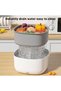 Fruit and Vegetable Washing Machine, Fruit Vegetable Cleaner Device with Draining Holes & Handle, Ul - 3