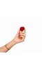 Glittery Pompom Red 40 mm Pack of 100 Decoration Decoration Hobby Handicraft Accessory - 2