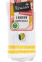 Short socks, lemon pattern, white, size 35-38, 1 pc
