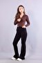 6635 (n-2283) zippered stand collar modal sweatshirt - 5