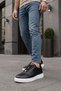 Pavlo black men's leather shoes - 3