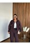 Women's Zippered Jacket and Pants Denim Set - 4