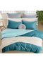 Reversible Queen Size Duvet Cover Set - 8