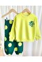 New Season Balloon Polka Dot Pants and Sweatshirt Girls' Top and Bottom Set - 3