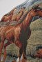 Wildhorse Tapestry Fabric Horse Pattern Snap Fastener Men's Coat - 7