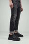 Valeri Black Genuine Floater & Crocodile Leather Shoes - 6