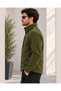 Men's Polar Fleece Jacket with Stand Collar, Zipper and Pockets, Winter Outdoor Coat, Comfortable Fit - 4
