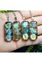 1 Piece - Labradorite - Rutile Quartz Orgonite Pendant - Only Hand Made - 3